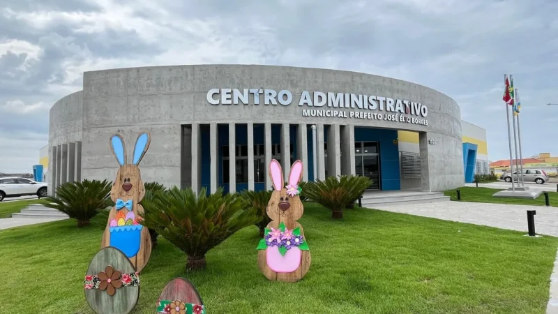 Em clima de Páscoa: decoração encanta em Balneário Arroio do Silva