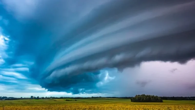 Alerta metereológico: chuva forte em SC na terça