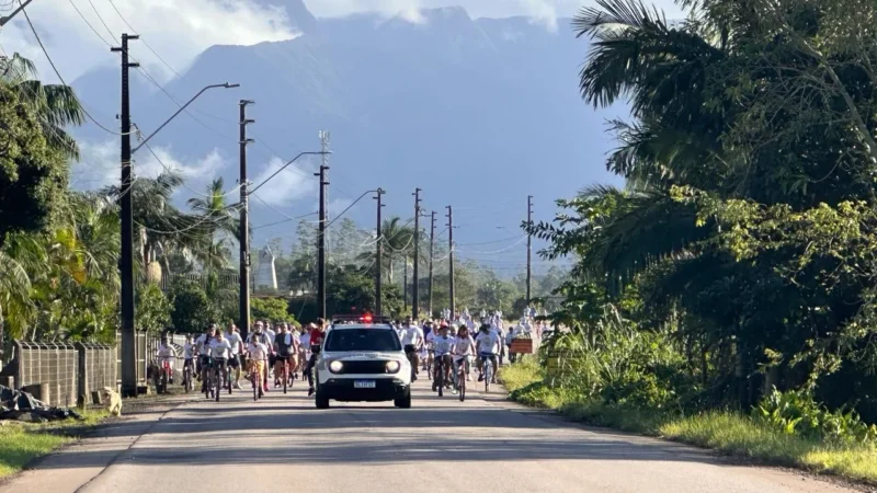 Sorteio de bicicletas e corte de bolo em comemoração aos 32 anos de Morro Grande