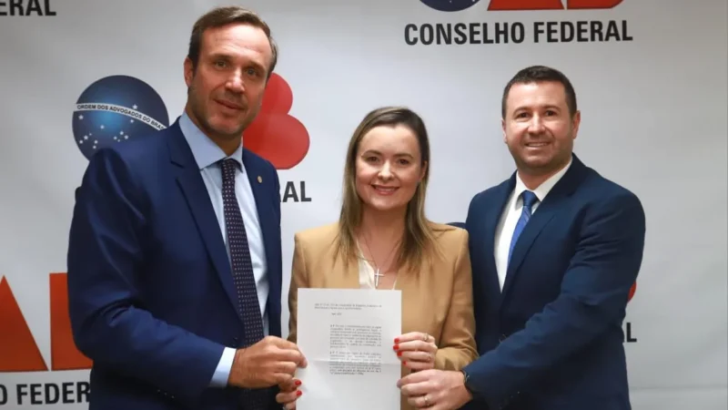 Conselho Federal da OAB deve apoiar PEC das Prerrogativas, proposta pela deputada Júlia Zanatta