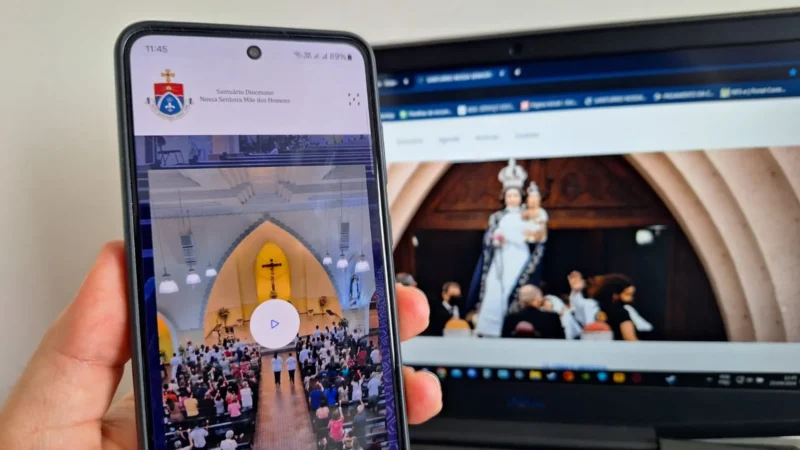 Santuário lança novo site repleto de conteúdos exclusivos de Nossa Senhora Mãe dos Homens