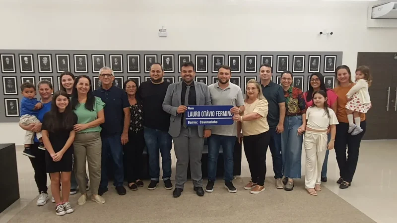 Bairro, Caverazinho, ganha mais um nome de rua com projeto do vereador, Jorginho