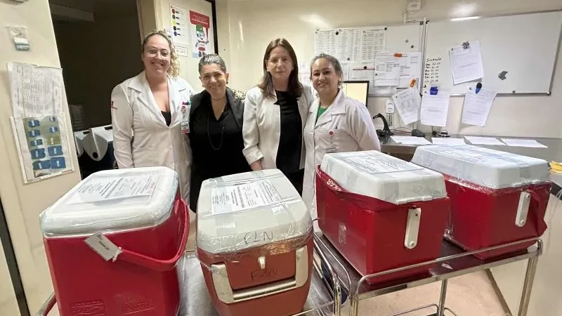 Ajuda ao RS: Governo do Estado envia mais 100 bolsas de sangue nesta segunda-feira