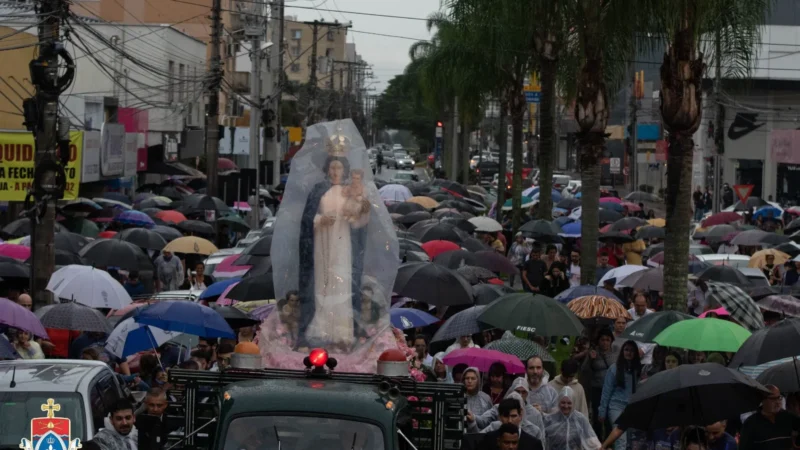 Romeiros tomam as ruas e avenidas de Araranguá para celebrar a padroeira
