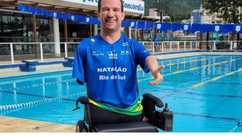 Revelado no Parajasc, Bruno Becker é convocado para Jogos Paralímpicos de Paris 2024