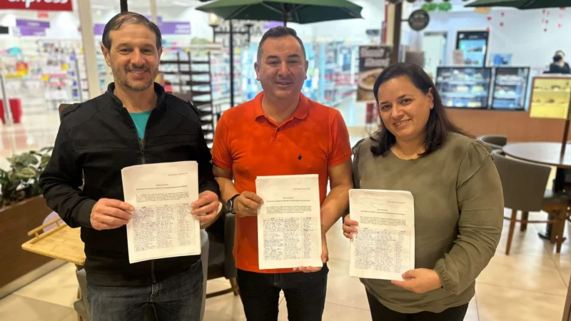 Vereador de Turvo e lideranças coletam 1000 assinaturas por tratamento oncológico regionalizado