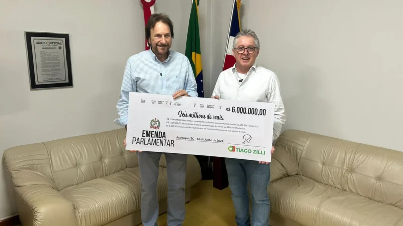Araranguá recebe r$ 6 milhões em emenda parlamentar