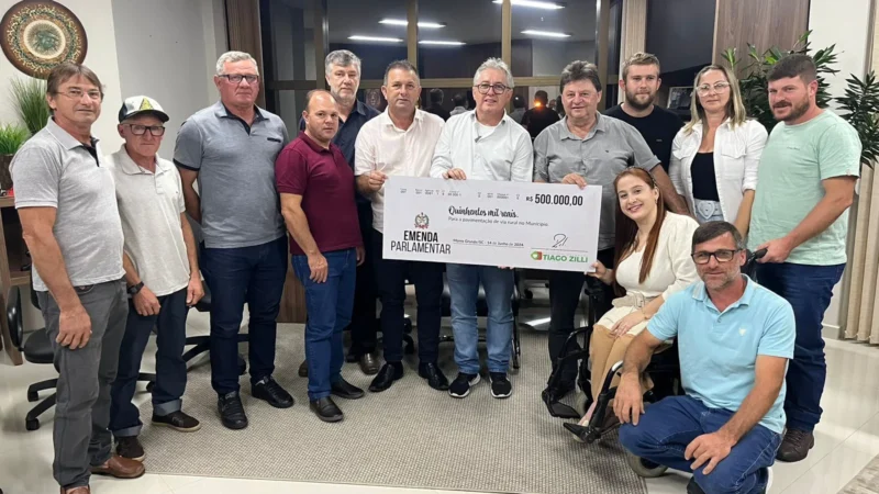 Deputado Tiago Zilli entrega mais de R$ 9 milhões em recursos para municípios da Amesc
