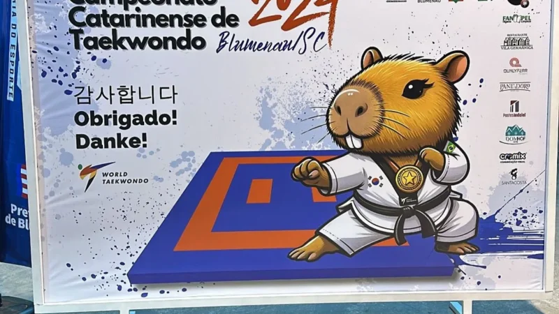 Araranguá conquista medalha no campeonato catarinense de taekwondo