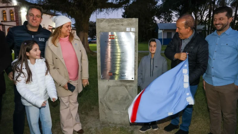 Jorginho Mello inaugura pavimentação da Rodovia dos Trilhos em Içara