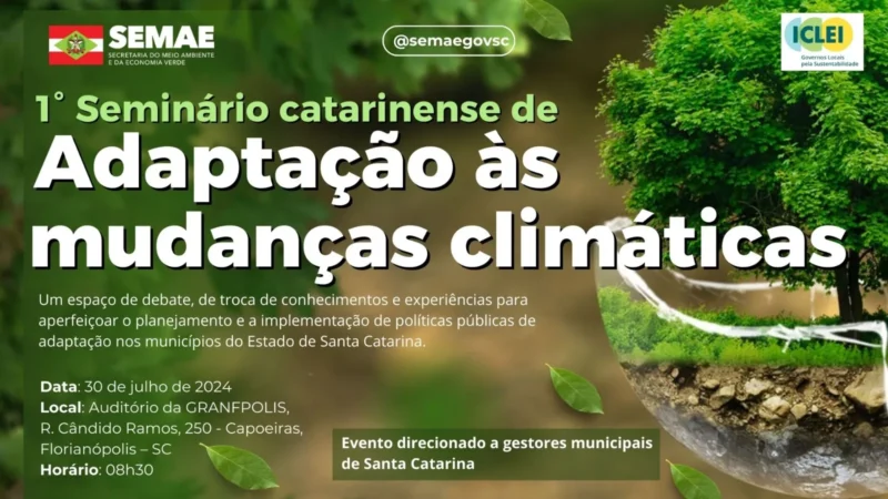 Governo promove seminário sobre ações climáticas com municípios