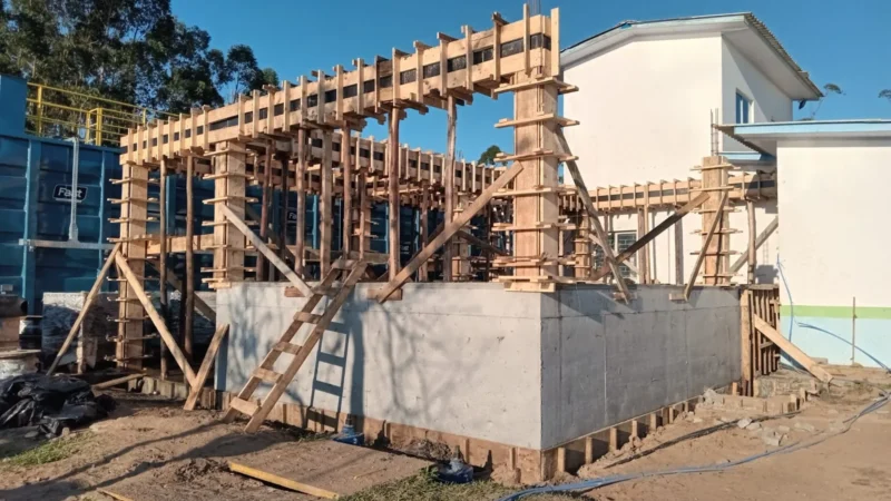 Gaivota saneamento conclui etapa importante da construção da nova ETA
