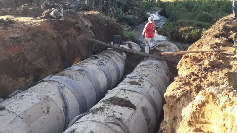 Melhorias nas drenagens de Araranguá