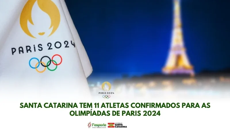 Confira os 11 atletas catarinenses confirmados para os Jogos Olímpicos de Paris