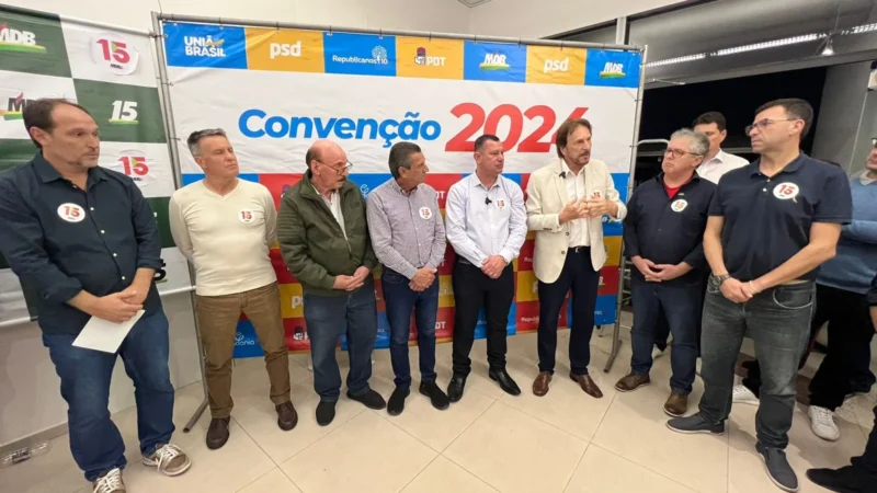 MDB ratifica atuais prefeito e vice de Araranguá para disputar a reeleição