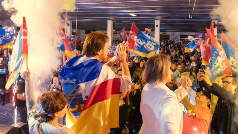 Lançamento da candidatura de César Cesa e Tano destaca aprovação do governo