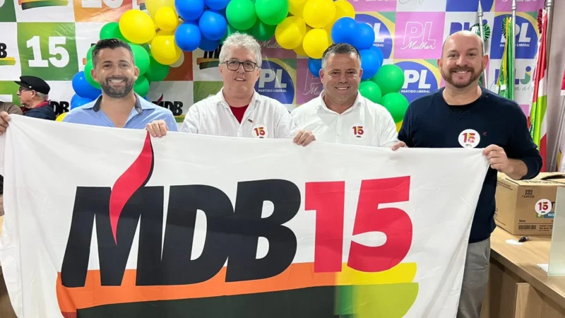 Os nomes do MDB para comandar o partido no Vale do Araranguá
