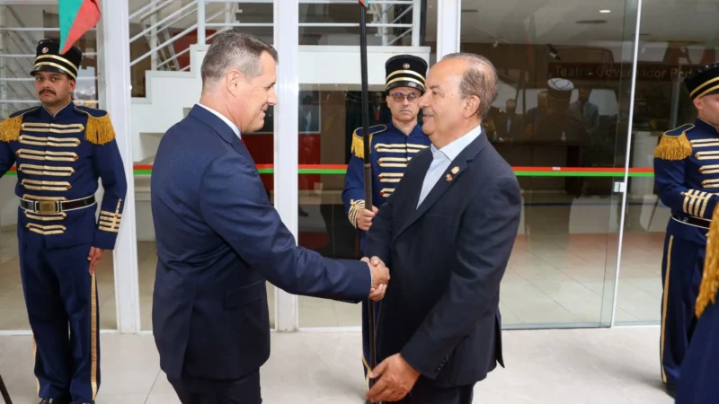 Governador recebe o embaixador da Suíça no Brasil para discutir novas parcerias