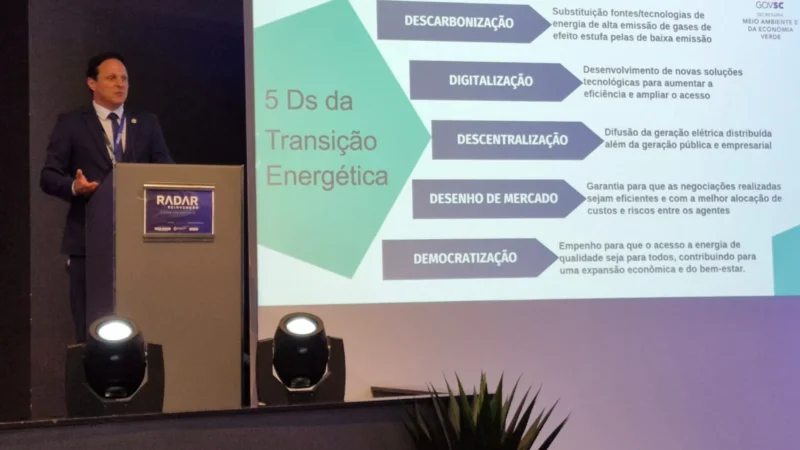 Governo de Santa Catarina detalha Processo de Transição Energética durante evento no Sul do Estado