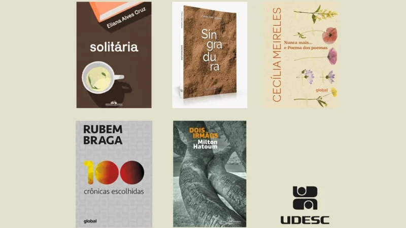Udesc divulga obras literárias para as provas do Vestibular de Verão 2025