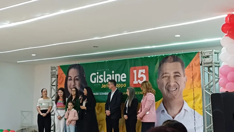 Gislaine e Jeriel: Caminhada e bandeiraço no sábado em Sombrio