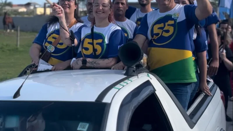 Campanha de Fabinho e Ingridt seguirá até o final em Balneário Gaivota