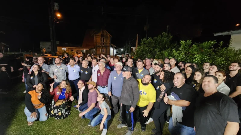 Candidatos à Reeleição se Reúnem com Jaison no Bairro Lagoa de Fora