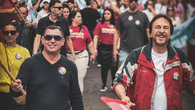 Na reta final da campanha, César Cesa e Tano realizam Comícios e Caminhada