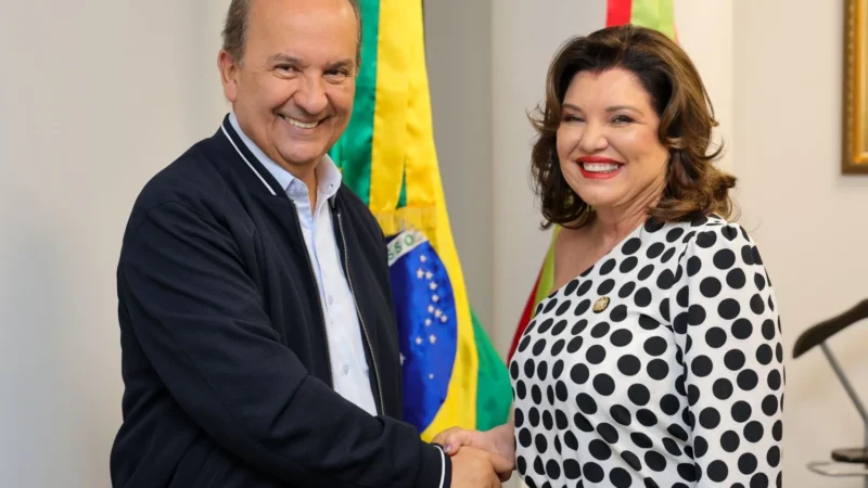 Jorginho Mello se licencia e transmite o cargo para a vice-governadora Marilisa Boehm