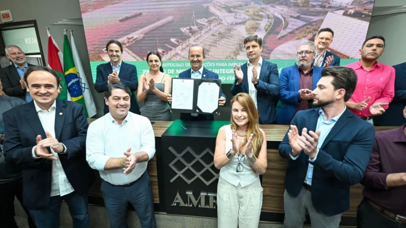 Governo do Estado garante R$ 136 milhões para túnel imerso e obras de mobilidade em 11 municípios de SC