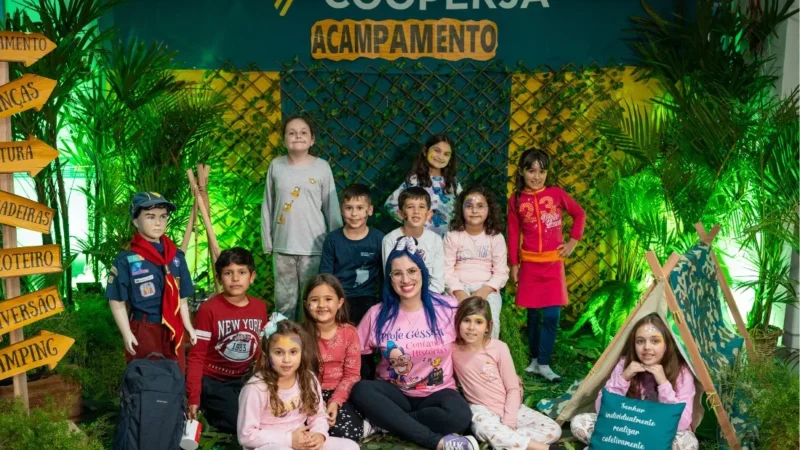 Uma noite no Supermercado Cooperja, 3ª edição do acampamento infantil