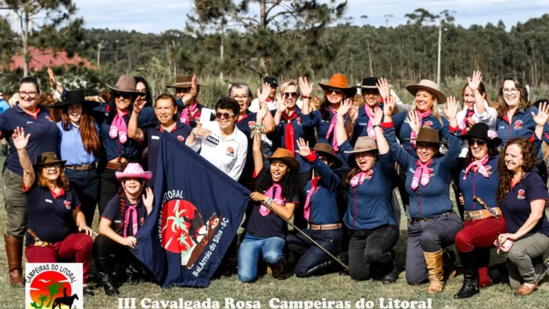 Domingo tem Cavalgada Rosa em Balneário Arroio do Silva