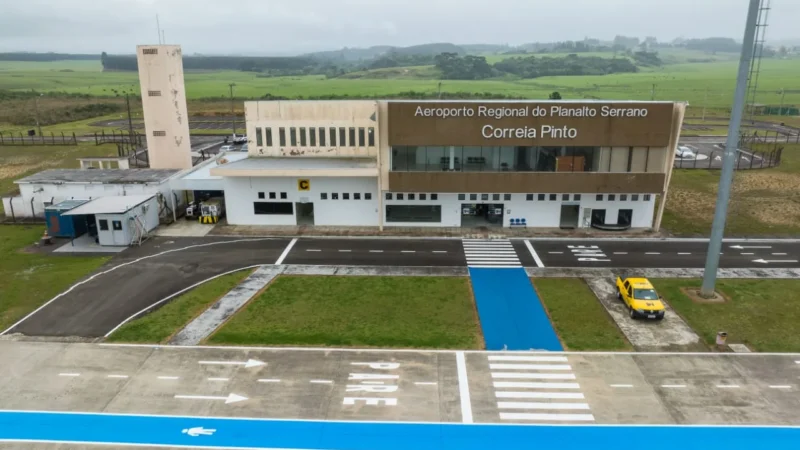 Pelo estado: SC quer aeroporto em pacote do Governo Federal