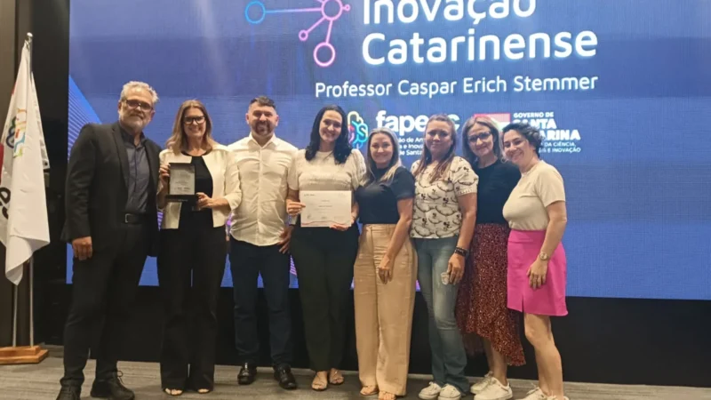 Prêmio Inovação Catarinense: Araranguá conquista 1° lugar na categoria negócios inovadores no sus