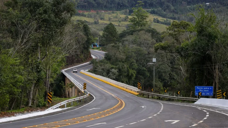 Rodovias estaduais consideradas ótimas e boas saltam de 27% para 50% em um ano de programa do Governo de SC