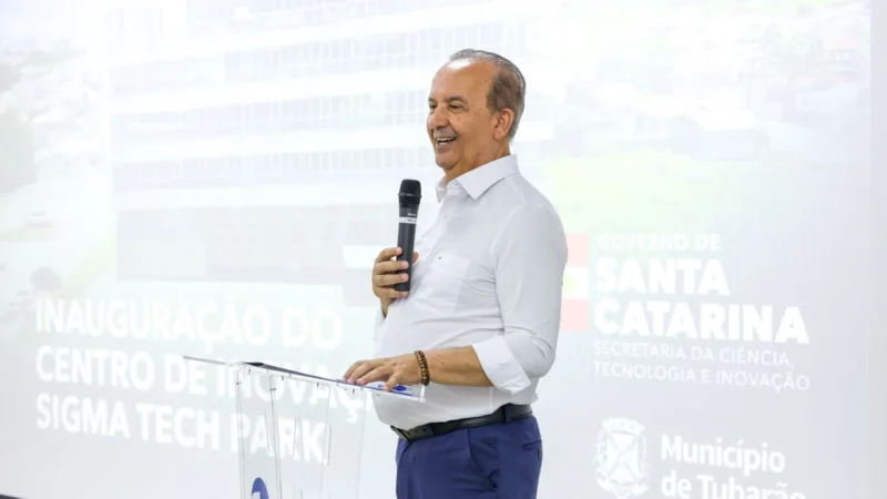 Com investimentos de R$ 11 milhões, Governo do Estado inaugura Centro de Inovação de Tubarão
