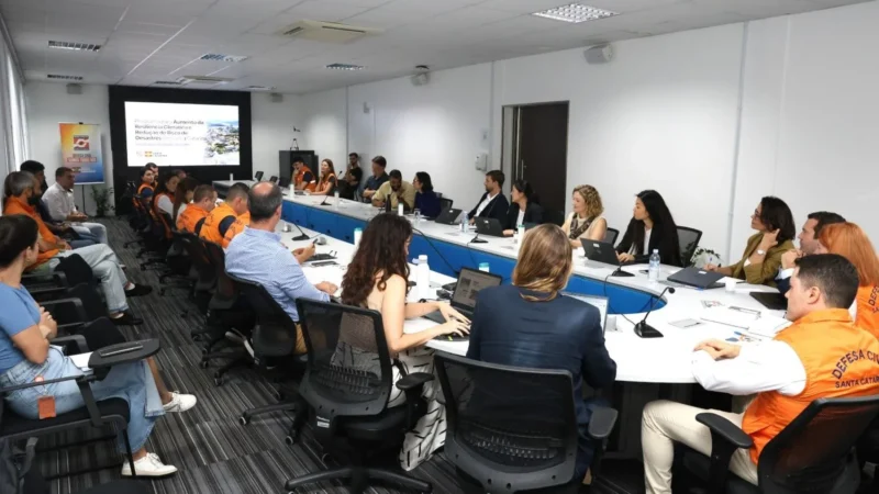 Banco Mundial realiza primeira missão técnica em Santa Catarina para obras de prevenção a desastres naturais