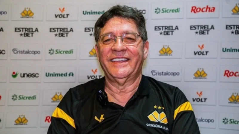 Presidente do Criciúma, Vilmar Guedes, anuncia renúncia em meio à luta contra rebaixamento