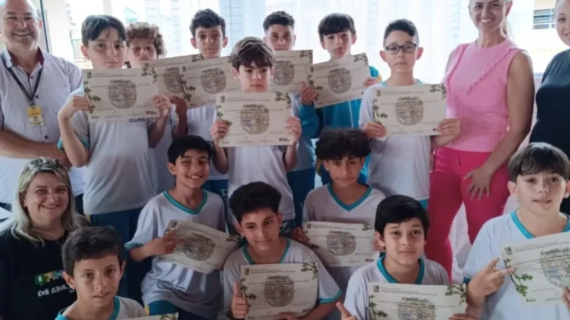 Projeto Sanitarista Mirim envolve 59 alunos em Balneário Arroio do Silva