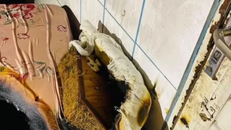 Polícia Militar salva idosa durante incêndio no Lagoão