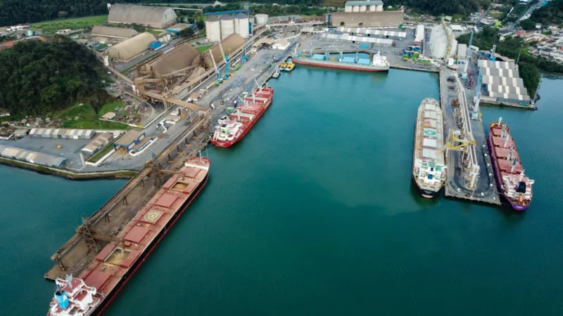 Portos de Santa Catarina tiveram movimento de 63,5 milhões de toneladas em 2024