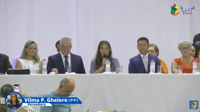 Belinha e Gil tomam posse, e Vilma presidente em Timbé do Sul