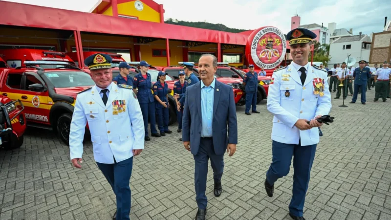 Coronel Fabiano de Souza reassume o comando-geral do Corpo de Bombeiros Militar de Santa Catarina