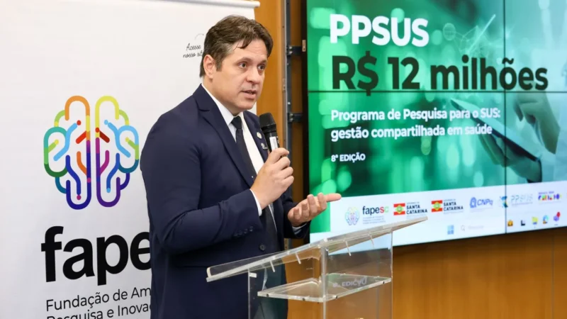 Governo do Estado lança edital de pesquisa com investimento de R$ 12 milhões para fortalecer o SUS