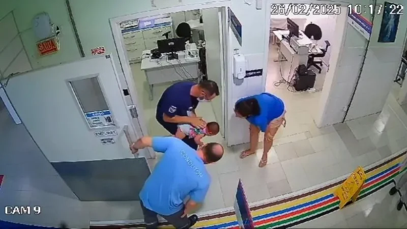 Enfermeiro salva bebê engasgada e emociona equipe do Pronto Atendimento de Cocal do Sul  O Instituto Maria Schmitt (