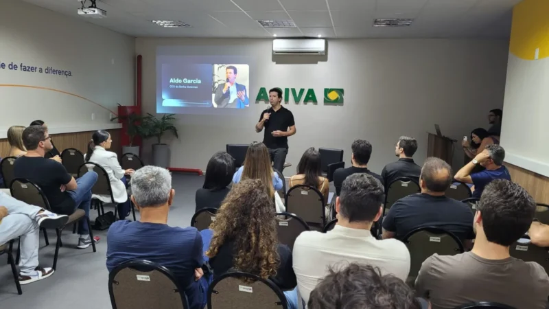 NJE Talks: Aldo Garcia compartilha sua trajetória de sucesso em evento do Núcleo do Jovem Empreendedor da ACIVA