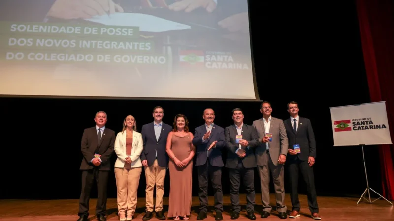 Jorginho Mello dá posse a novos secretários e integrantes do Colegiado de Governo