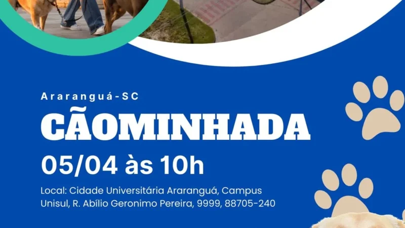 Cãominhada e um dia para cuidar da saúde dos pets