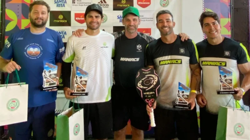 Professor do Sul narra primeira etapa estadual de beach tennis