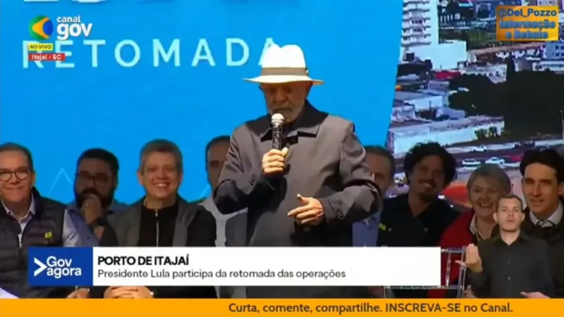 Lula anuncia investimentos no Porto de Itajaí sem Jorginho Mello; cinco meses de novo governo em Meleiro; e mais